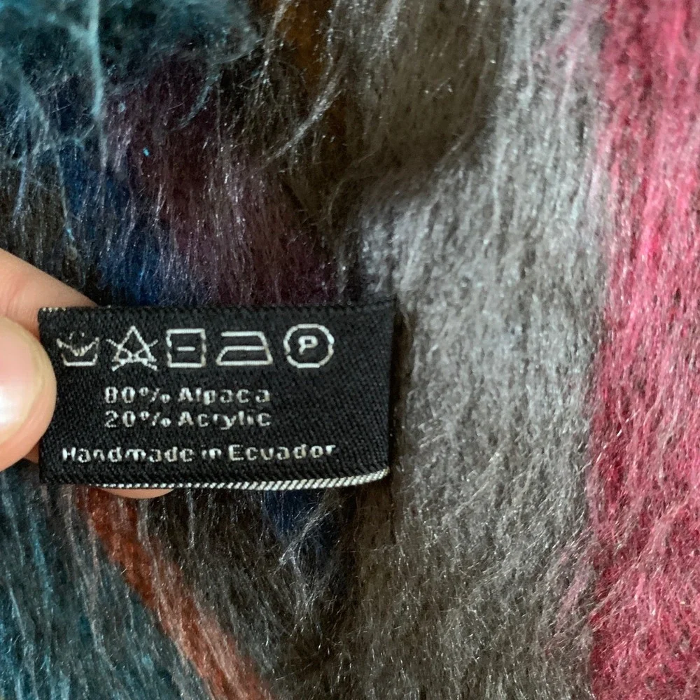 Shupaca Alpaca Scarf - Jubilee‎ Unisex Rainbow MultiColor